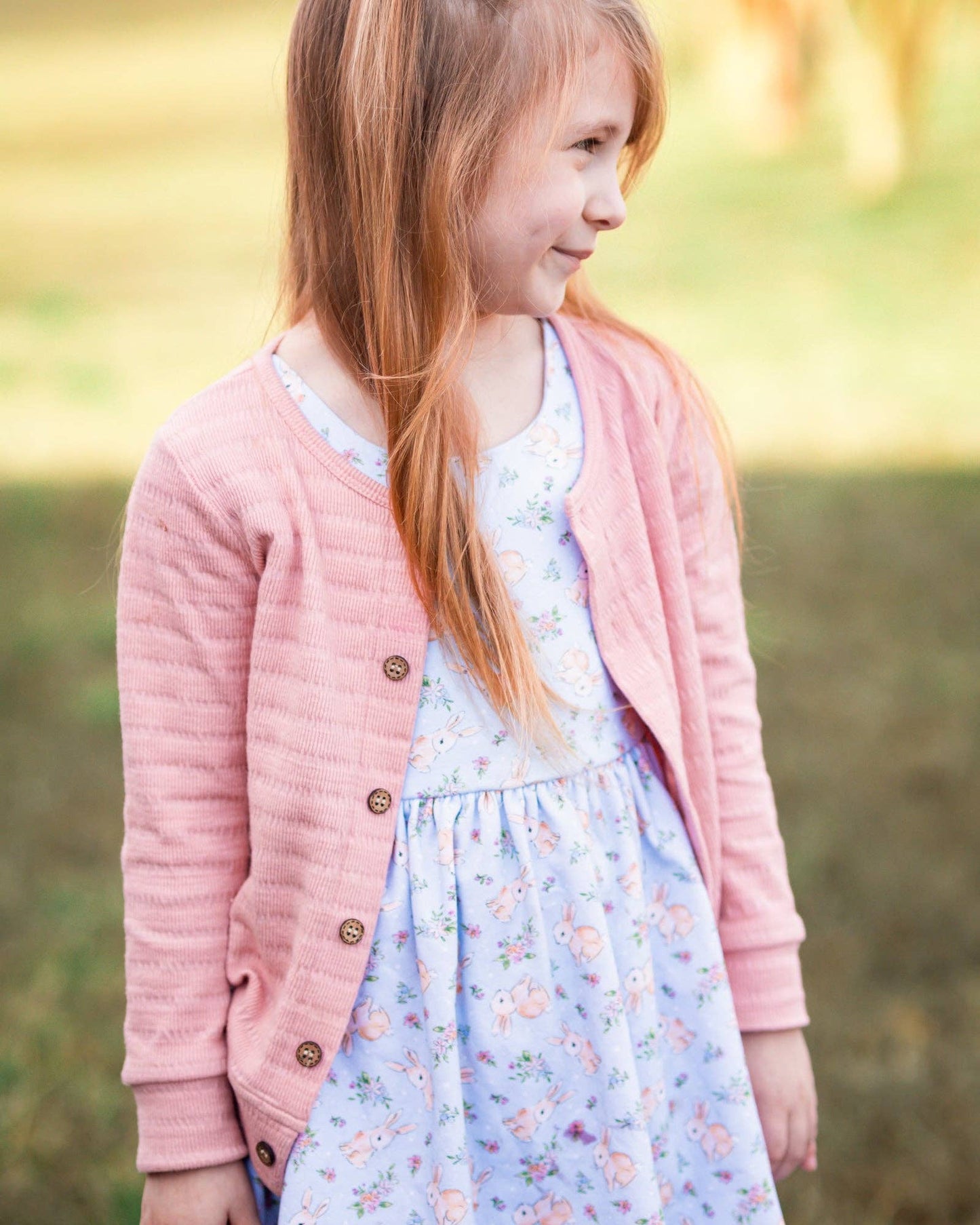 Cinnamon Rose Cable Cardigan