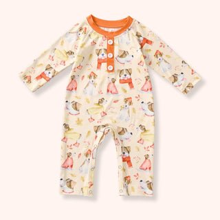 Snuggly Paws Romper