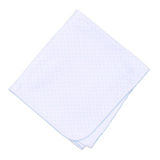 Mini Dots Receiving Blanket - Blue