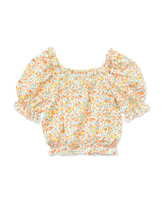 GKT-3150B Girl's Fashion Top w/ Puff Sleeve