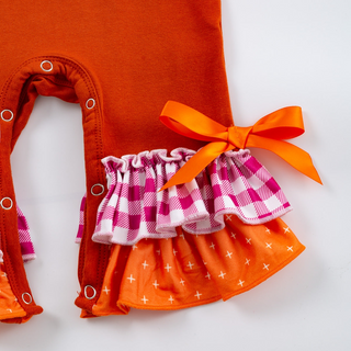 Pumpkin Picnic Romper