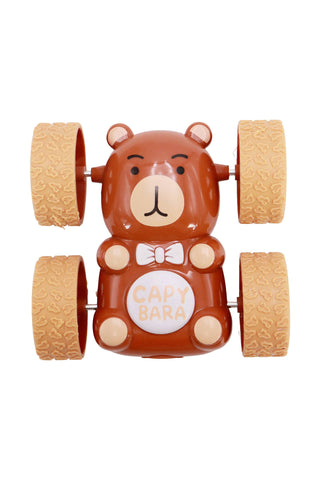 Capybara Teddy Bear Wind-up Car Toy