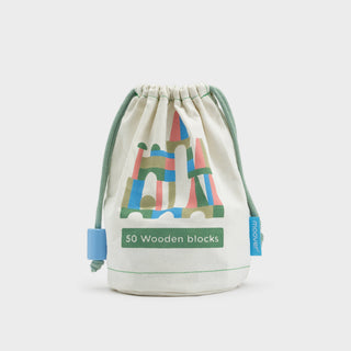 Pastel Color Blocks with Bag 50pcs