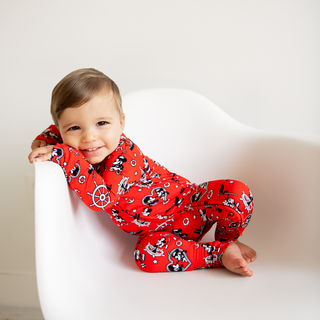 Willie Mickey Zip Bamboo Romper
