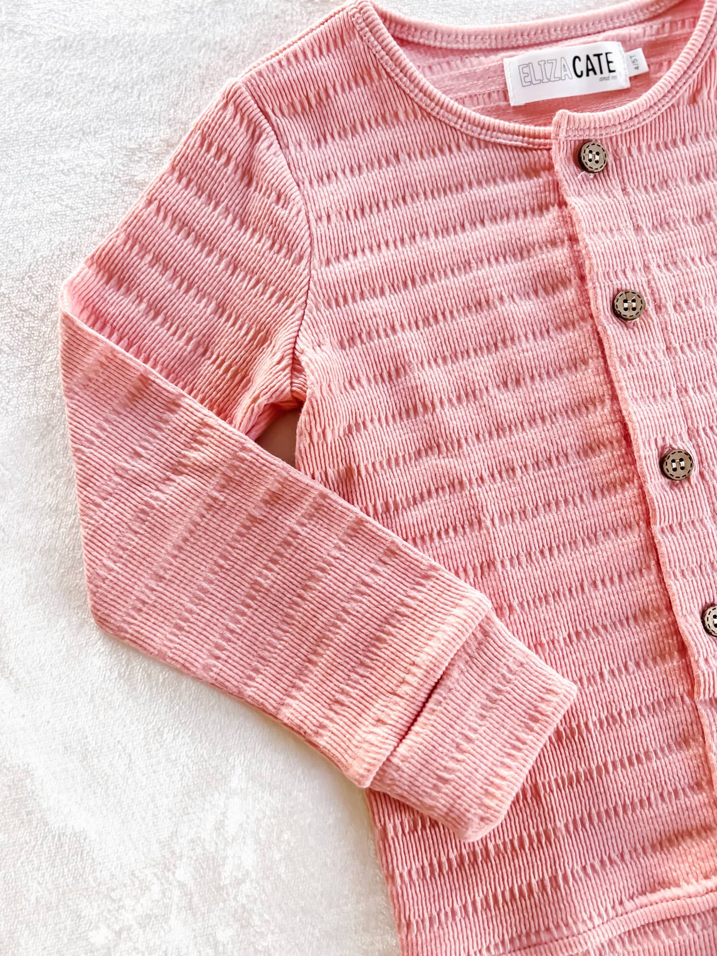 Cinnamon Rose Cable Cardigan