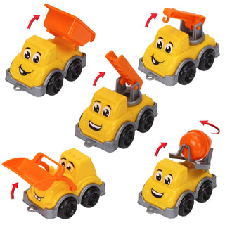 5 Piece Assorted Construction Truck Set
