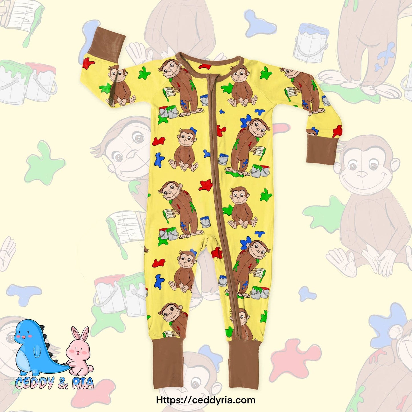 George Bamboo Zippy Convertible Romper 