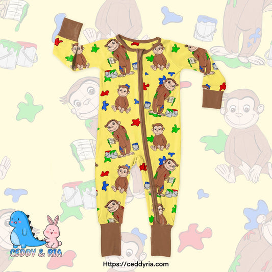 George Bamboo Zippy Convertible Romper 