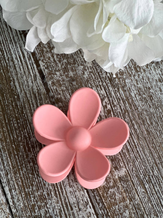 Light Pink Flower Power Hair Clip