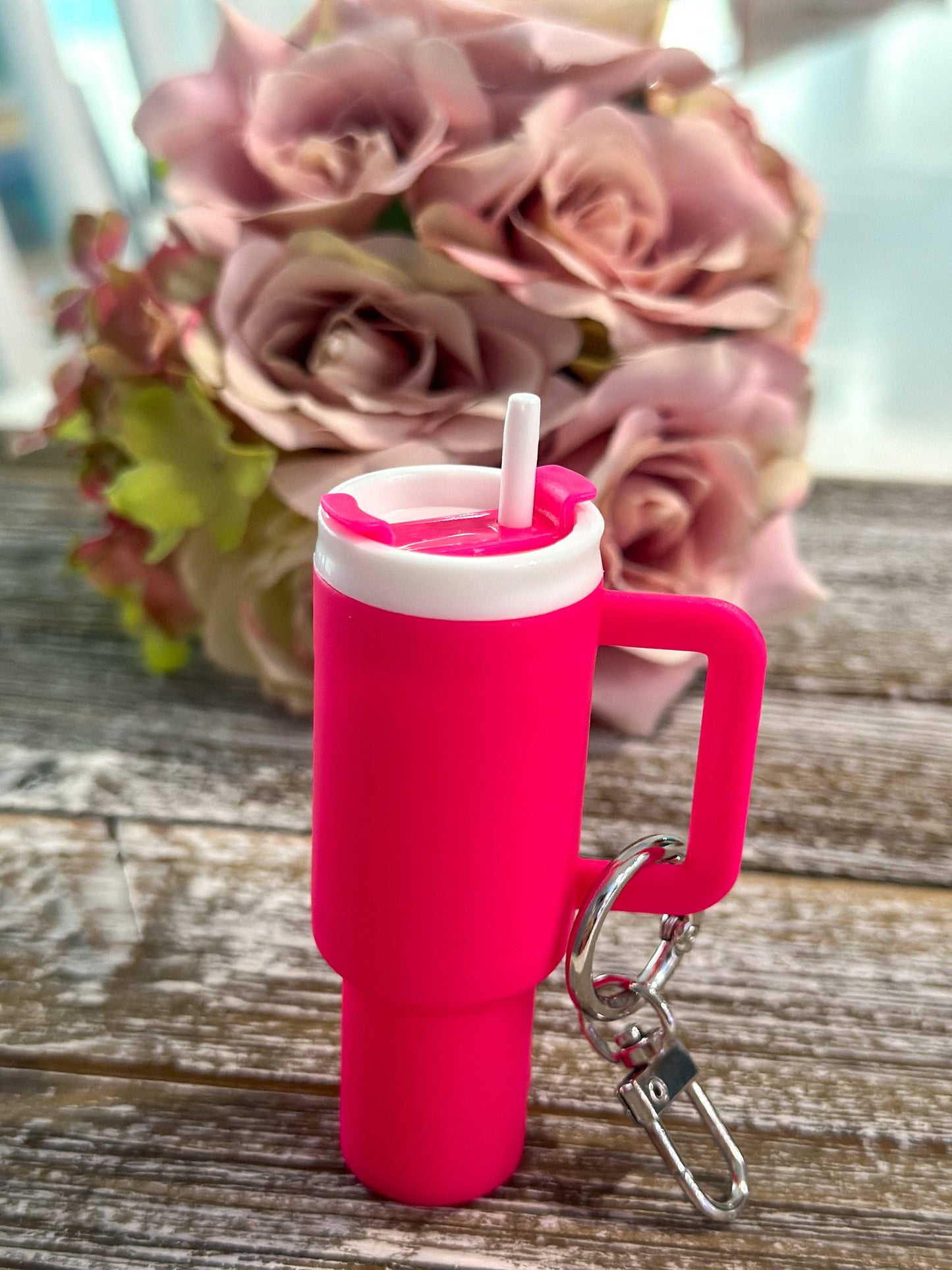 Hot Pink Stan Mini Keychain