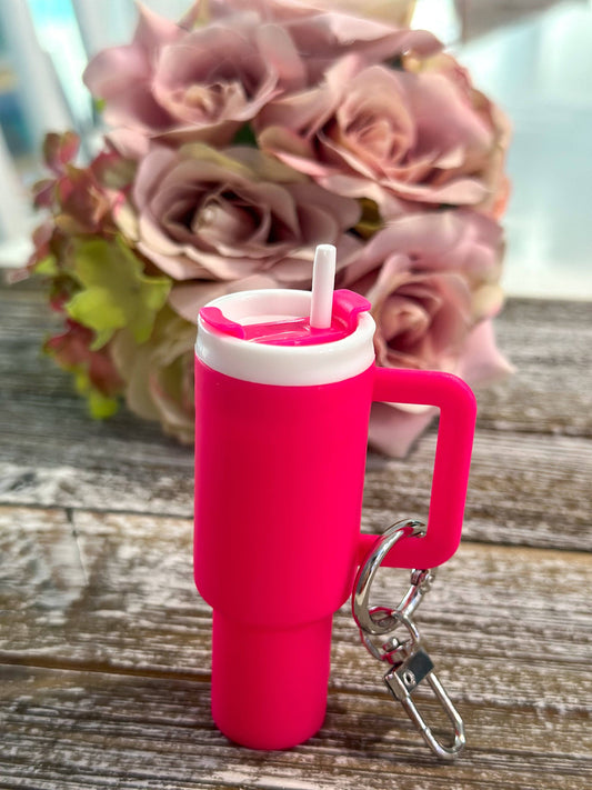 Hot Pink Stan Mini Keychain