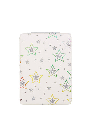 Star Glitter Rainbow Matte Compact Mirror