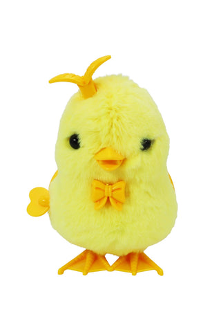 Baby Chick Soft Faux Fur Wind-Up Clockwork Toy
