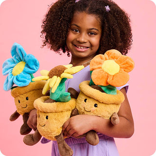 Blue Flower Pot Warmies