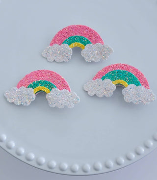 Pop Pink Rainbow Clip
