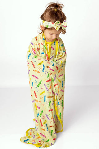 Crayon Crew Bamboo Swaddle Blanket