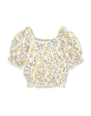 GKT-3150B Girl's Fashion Top w/ Puff Sleeve