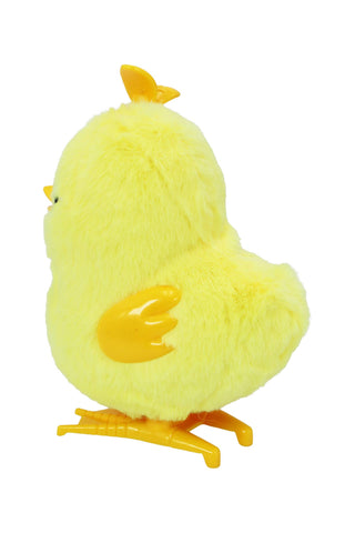 Baby Chick Soft Faux Fur Wind-Up Clockwork Toy