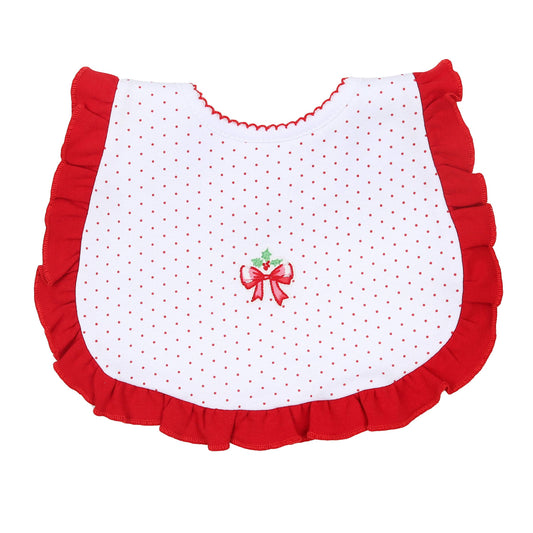 Chloe's Classics Emb Ruffle Bib