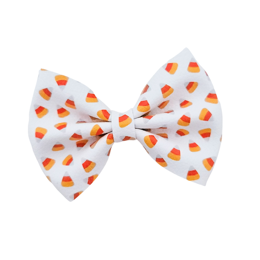 Candy Corn Luna Hair Bow