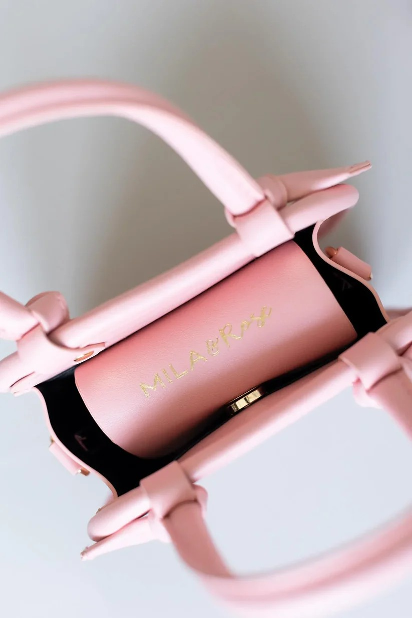 Rose Pink Groovy Purse