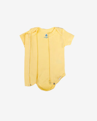 Lemon Short Sleeve Zipper Bodysuit