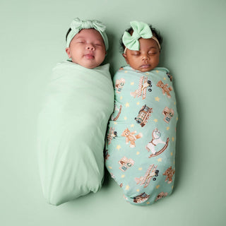 Jade Bamboo Swaddle Blanket