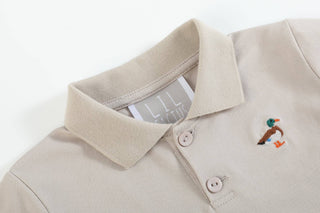 Light Brown Mallard Golf Shirt