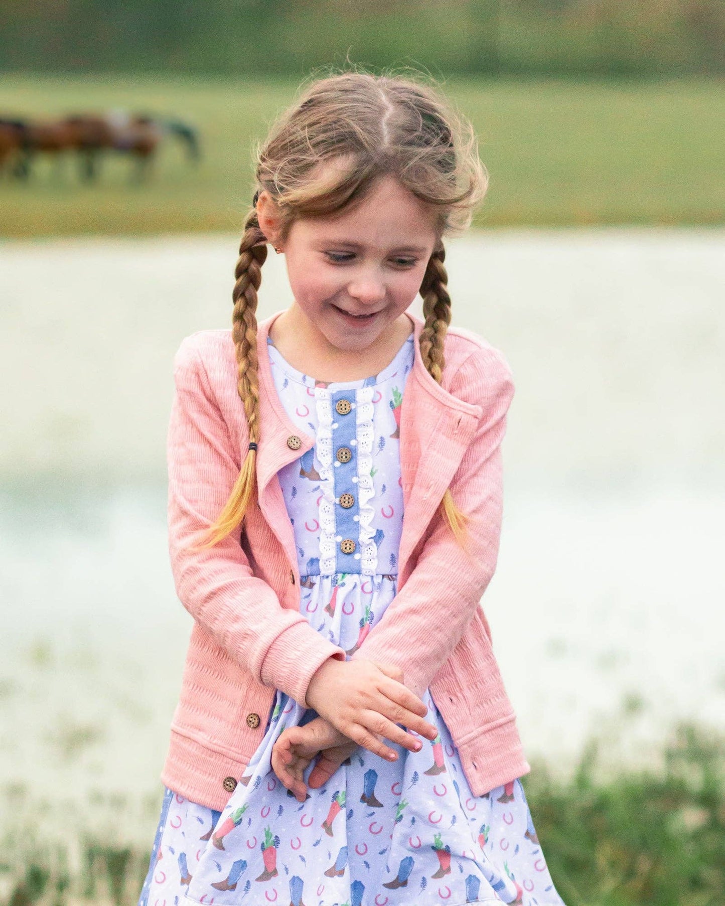 Cinnamon Rose Cable Cardigan