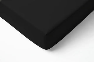 Simply Solids Black Crib sheet