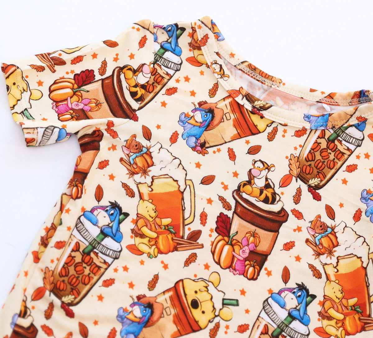 Pooh Brew Short Sleeve Pants Loungewear