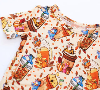 Pooh Brew Bamboo Short Sleeve Pants Loungewear