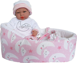 15" Baby Doll with Bassinet and Accessories