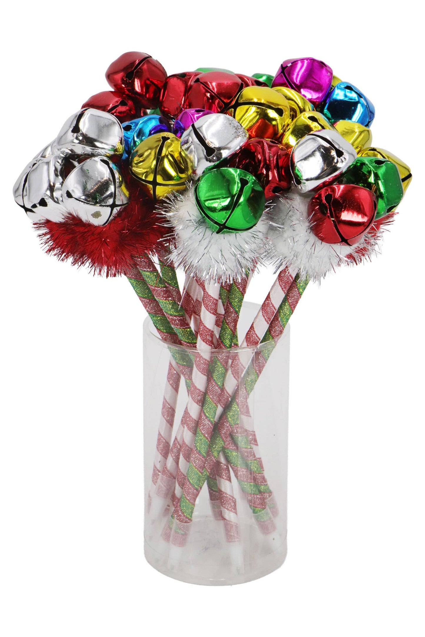 Christmas Jingle Bell Ornament Pen - 12 Pcs