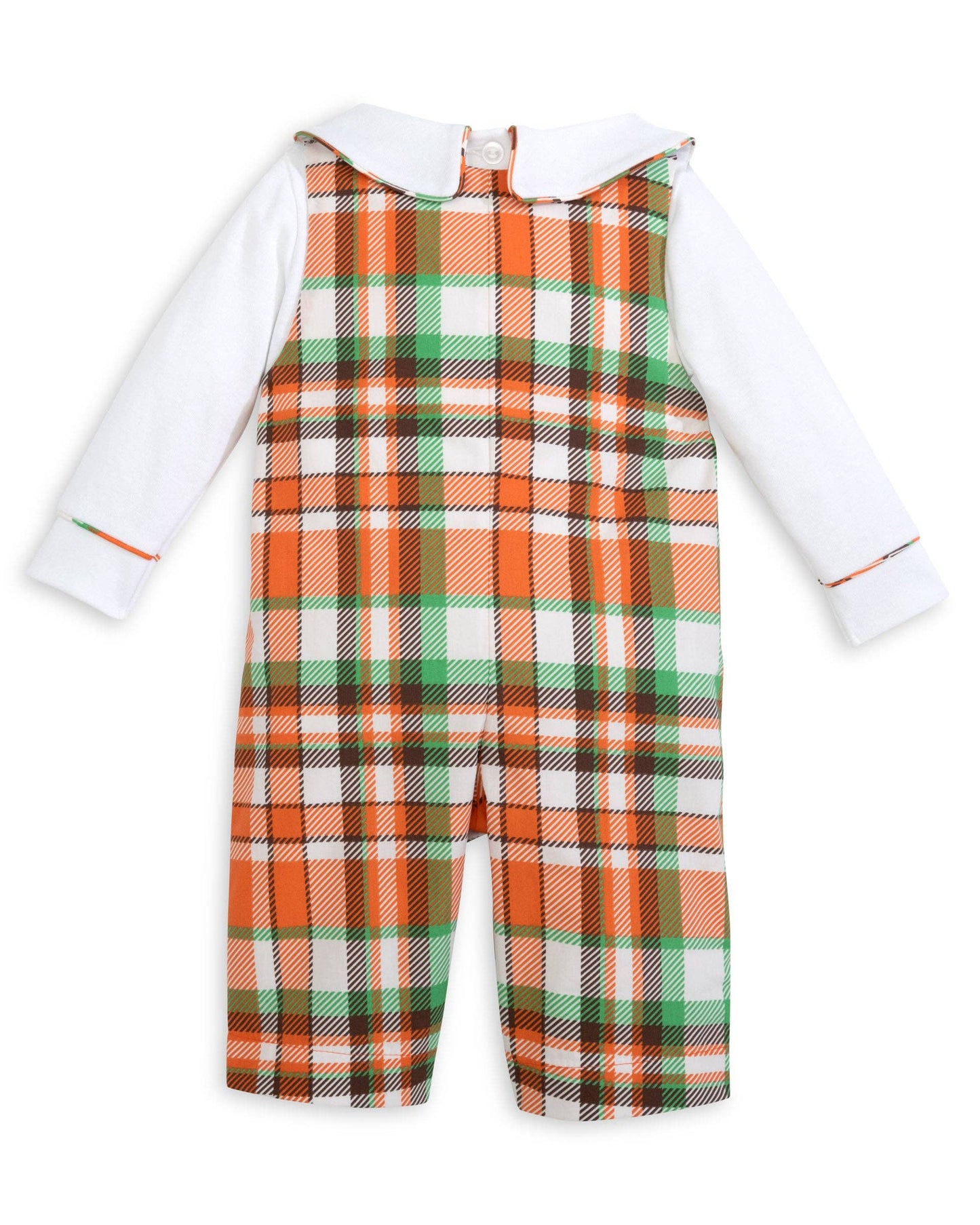 Autumn Plaid Boys' Jonjon & Knit Shirt Set