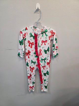 Christmas Bows Romper