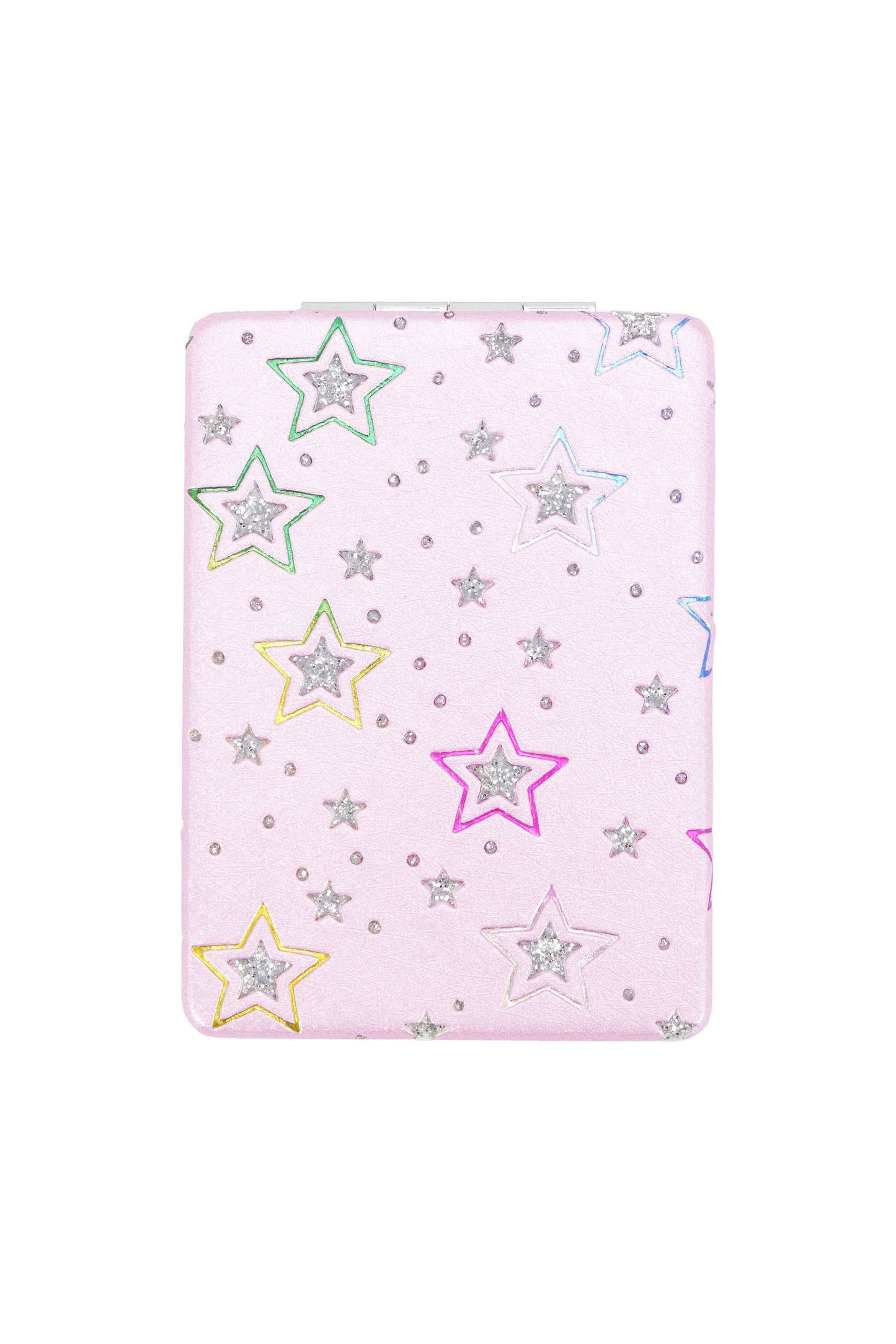 Star Glitter Rainbow Matte Compact Mirror