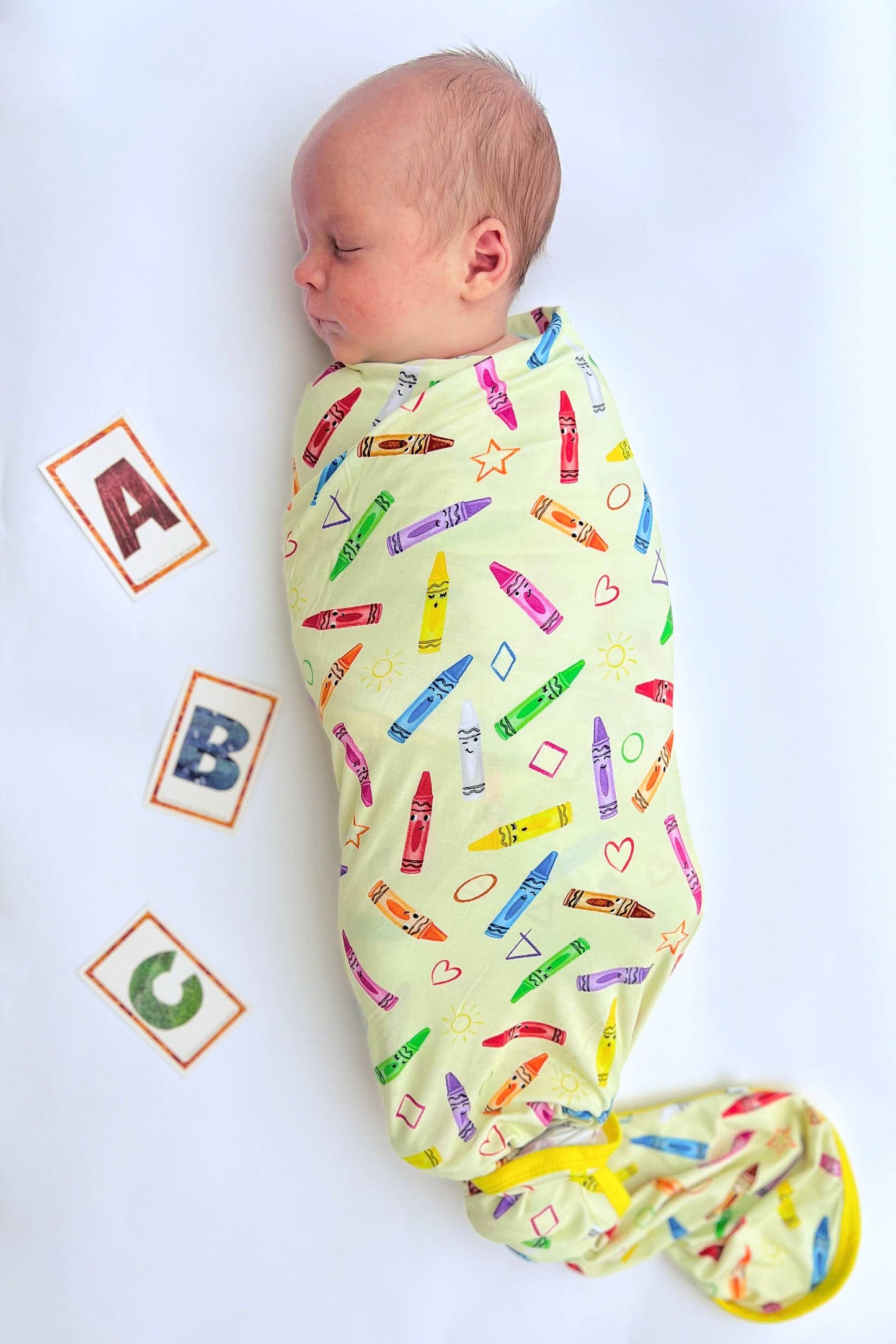 Crayon Crew Bamboo Swaddle Blanket