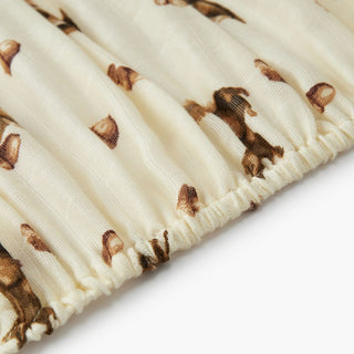 Bamboo Crib Sheet Chipmunk | Milkbarn