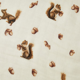 Bamboo Crib Sheet Chipmunk | Milkbarn