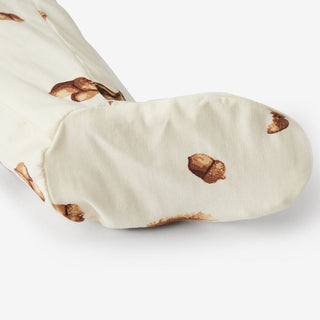 Luxe Stretch Zipper Footed Romper Chipmunk | Milkbarn