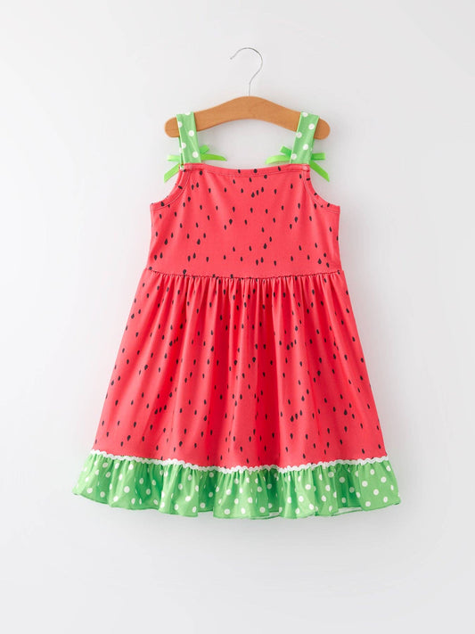 Watermelon Suspender Dress