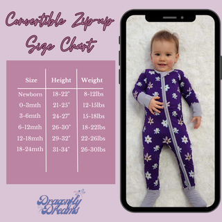 Goodnight Bear Convertible Zip-Up