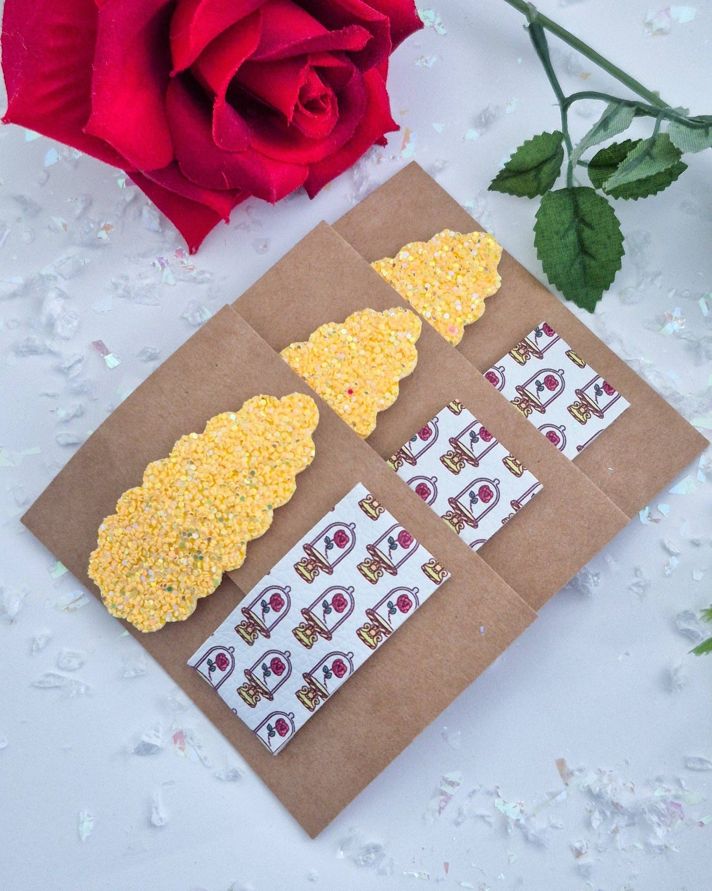 Snap Clip Mix Set-Belle's Rose