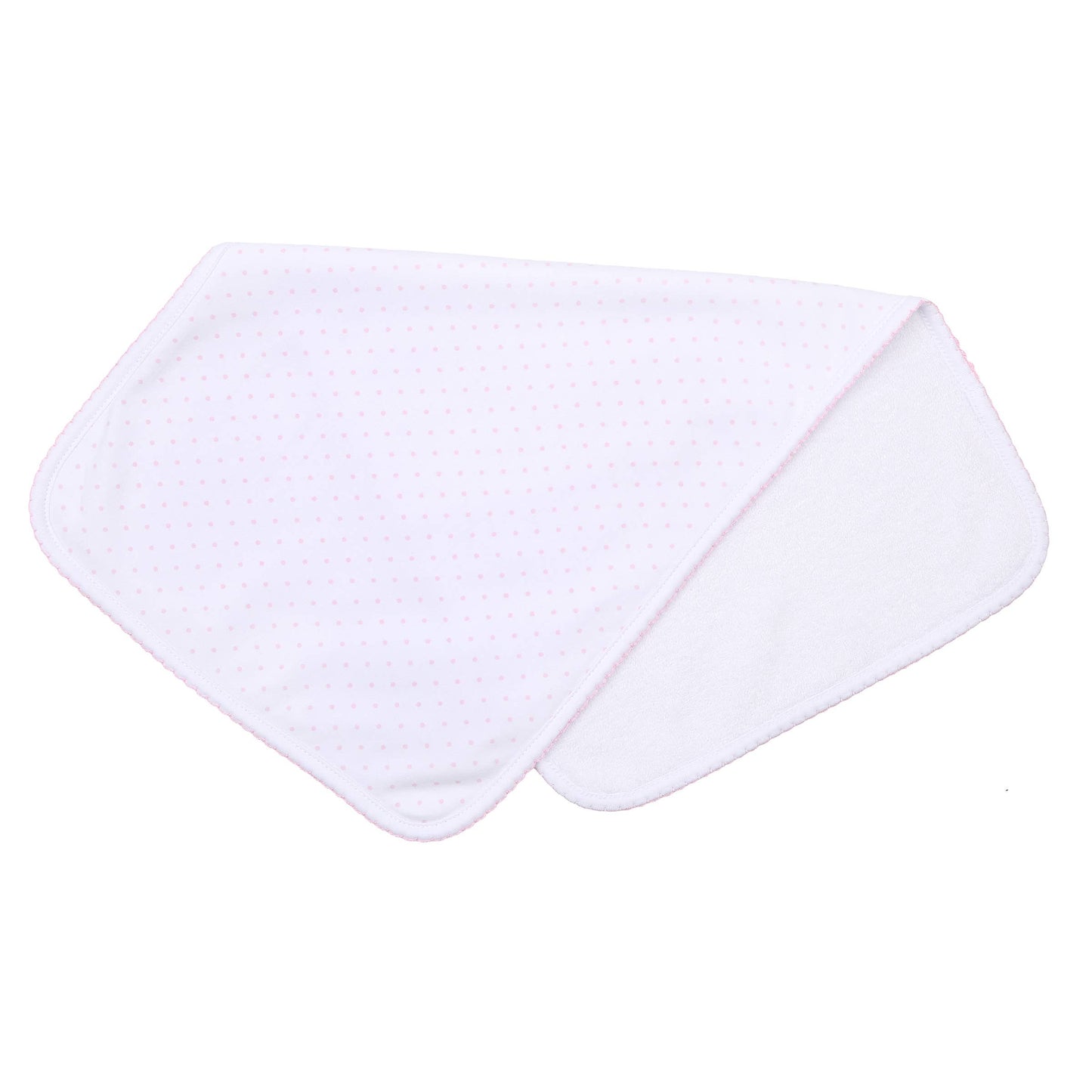 Mini Dots Burp Cloth - Pink