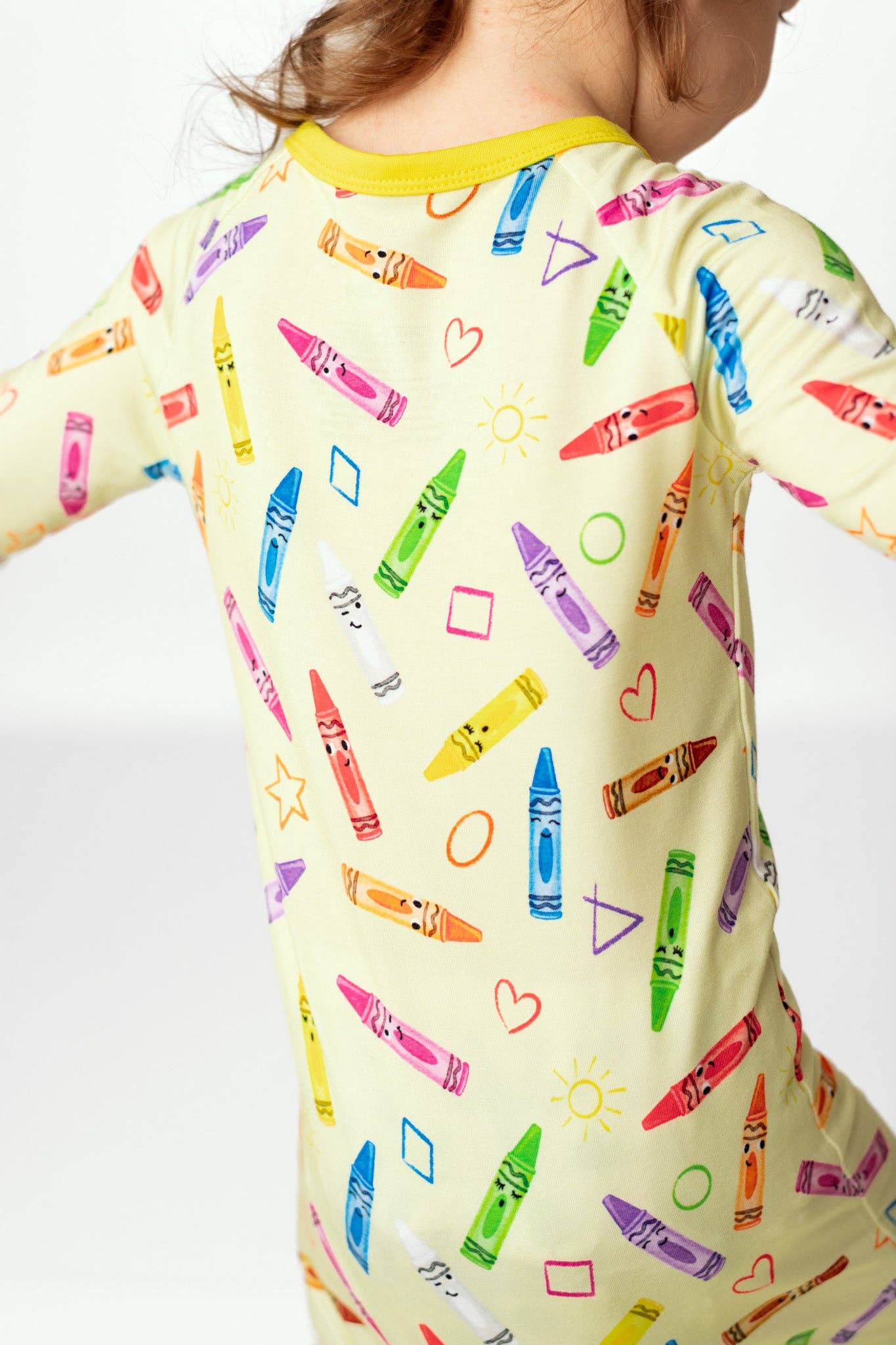 Crayon Crew Bamboo Zipper Romper