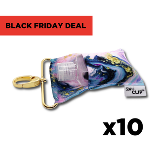 Pink Marble Hand Sanitizer Holder