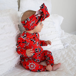 Willie Mickey Zip Bamboo Romper