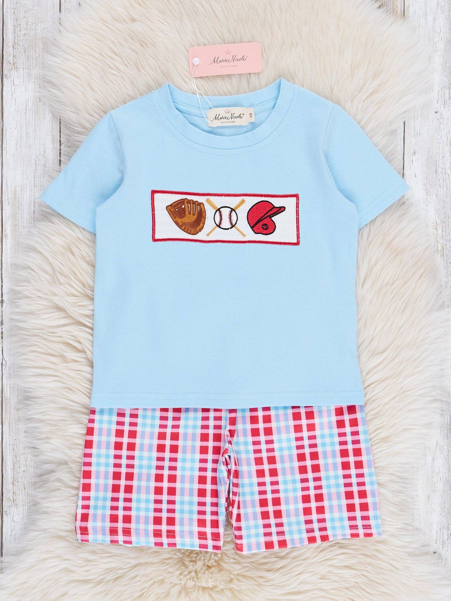 Smocked Baseball Season Outfit