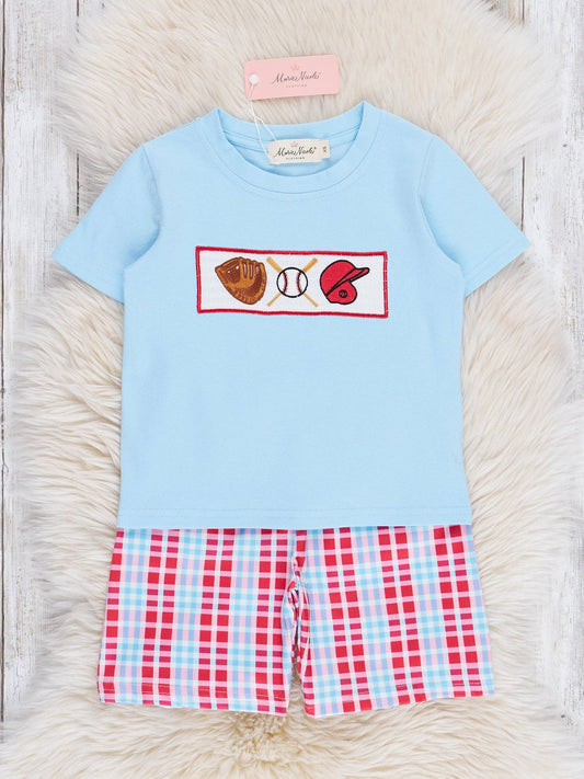 Smocked Baseball Season Outfit